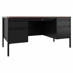 Teachers Desk 30 x 60 Double Pedestal