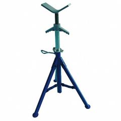 V Head Pipe Stand Adj 1/8-12 in 28-52 in