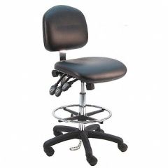 Ergonomic Chair Vinyl Black