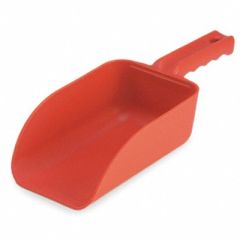 F8523 Small Hand Scoop Poly 32 Oz Red