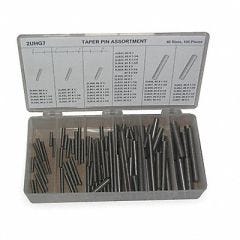 Taper Pin Asst Std Stl 100 Pcs 46 Sizes