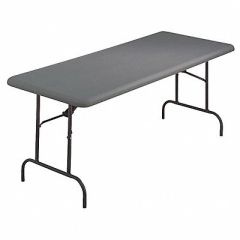 Folding Table Rectangle Poly 72 L 30 W