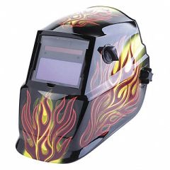 Welding Helmet Brown Ratchet Plastic