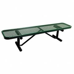 E5612 Outdoor Bench 72 in L 16-3/8 in H Grn