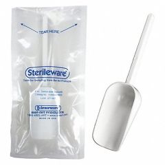 Sampler Scoop 4 oz Wht Polystyrene PK100