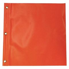 Handheld Warning Flag Fluorescent Orange