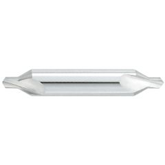 GARR 58070 1400 Combined Drill and Countersink, 60 deg Included Angle, 118 deg Point Angle, Submicron Grain Solid Carbide