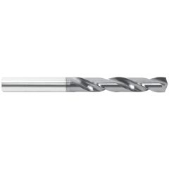 GARR 22265 1580KH High Performance Short Length Drill Bit, 6.5 mm Drill - Metric, 0.2559 in Drill - Decimal Inch, Submicron Grain Solid Carbide, TiAlN Coated