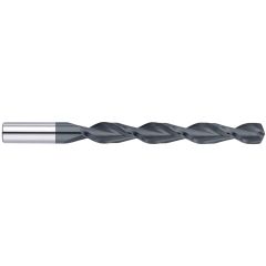 GARR 22831 1800H Specialty Drill, 14 mm Drill - Metric, 0.5512 in Drill - Decimal Inch, 155 mm OAL, Submicron Grain Solid Carbide, Balinit&reg; Hardlube Coated