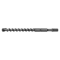 Milwaukee&reg; 48-20-4300 4-Cutter Rotary Hammer Drill Bit, 5/8 in Drill Bit, 3/4 in Spline Shank, 5 in D Cutting, Carbide Cutting Edge, 10 in OAL