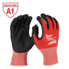 Milwaukee&reg; 48-22-8903B Dipped Gloves, XL, Nylon, Knit Cuff, Resists: Abrasion, Tear and Puncture, ANSI Cut-Resistance Level: A1, ANSI Puncture-Resistance Level: 1
