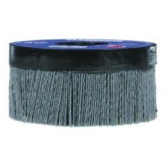 Osborn ATB&trade; Uni-Lok&reg; 0004702600 Rectangle Disc Brush, 4 in Dia Brush, 7/8 in Center Hole, 45 x 90 mm Dia Filament/Wire, Silicon Carbide Fill