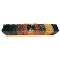 Osborn 0005232200 Flexsweep Medium Sweeping Floor Broom, 3 in L Trim, Gold/Black Flagged Styrene Bristle