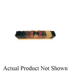 Osborn 0005231700 Flexsweep Medium Sweeping Floor Broom, 3 in L Trim, Medium Brown Styrene Bristle